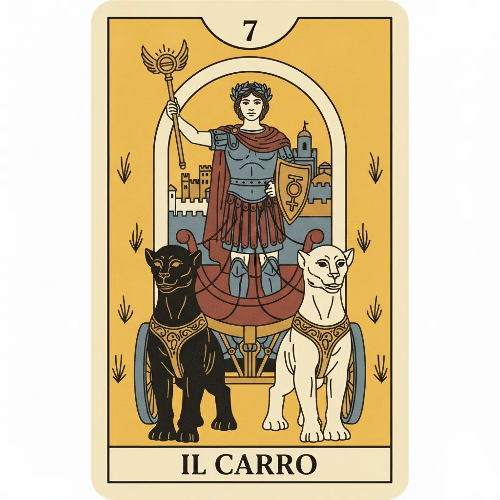 Il Carro — arcano dei tarocchi