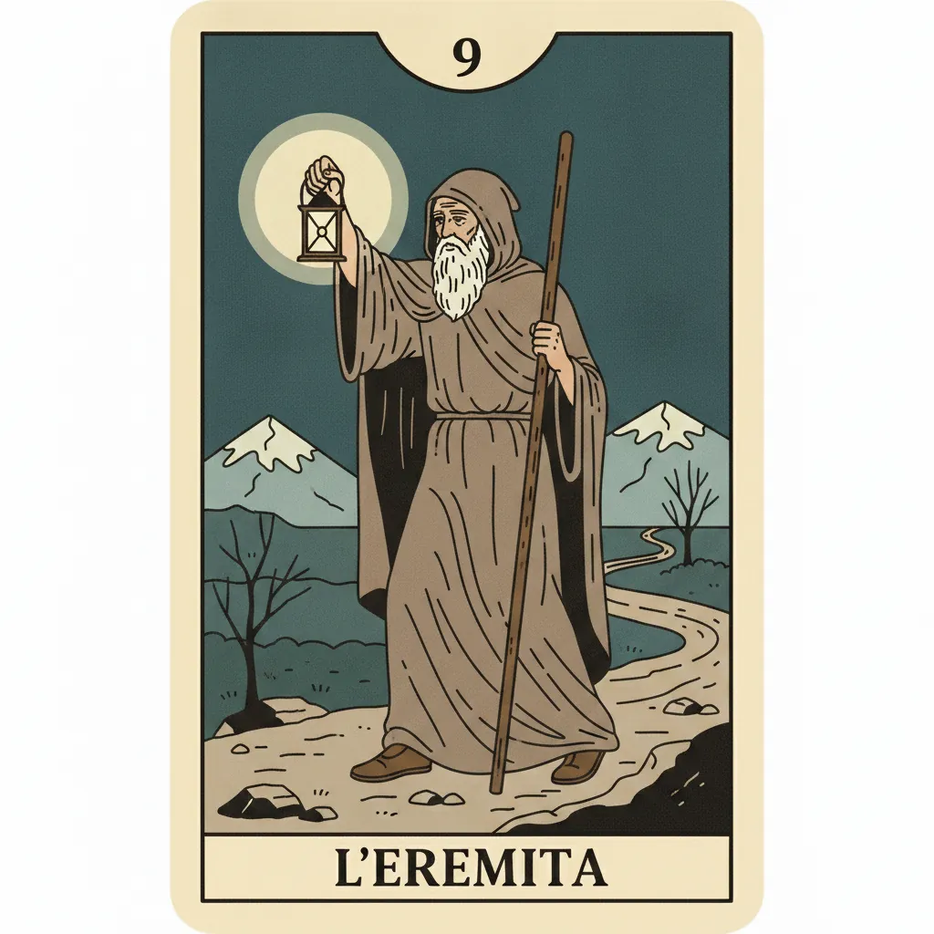 L'Eremita — arcano dei tarocchi