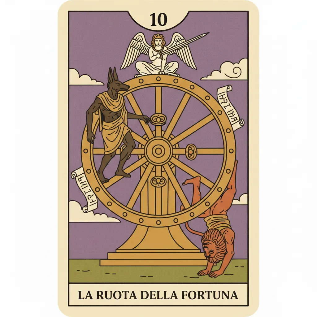 La Ruota della Fortuna — arcano dei tarocchi