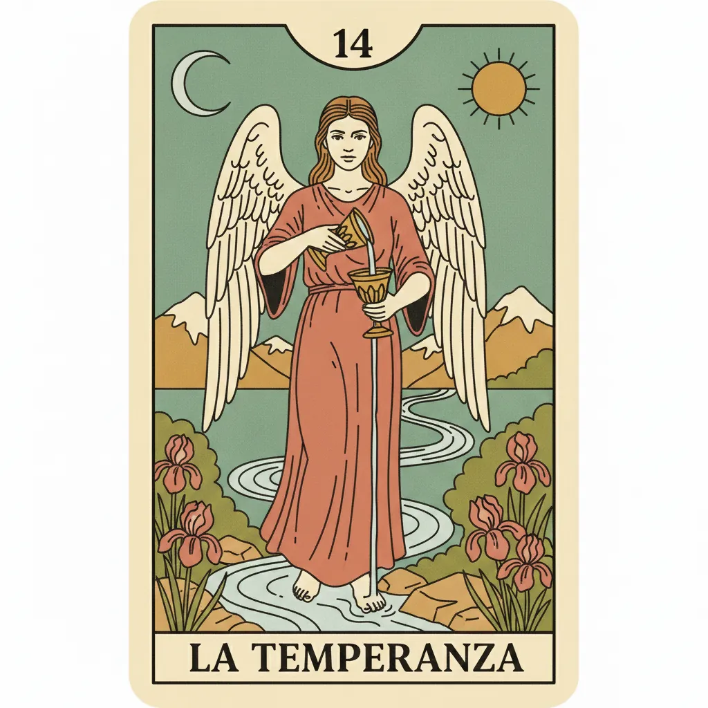 La Temperanza — arcano dei tarocchi