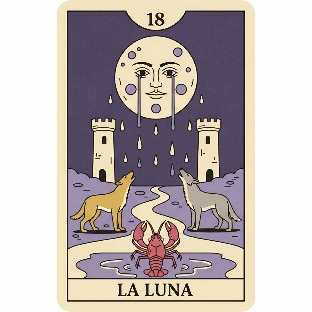 La Luna — arcano dei tarocchi