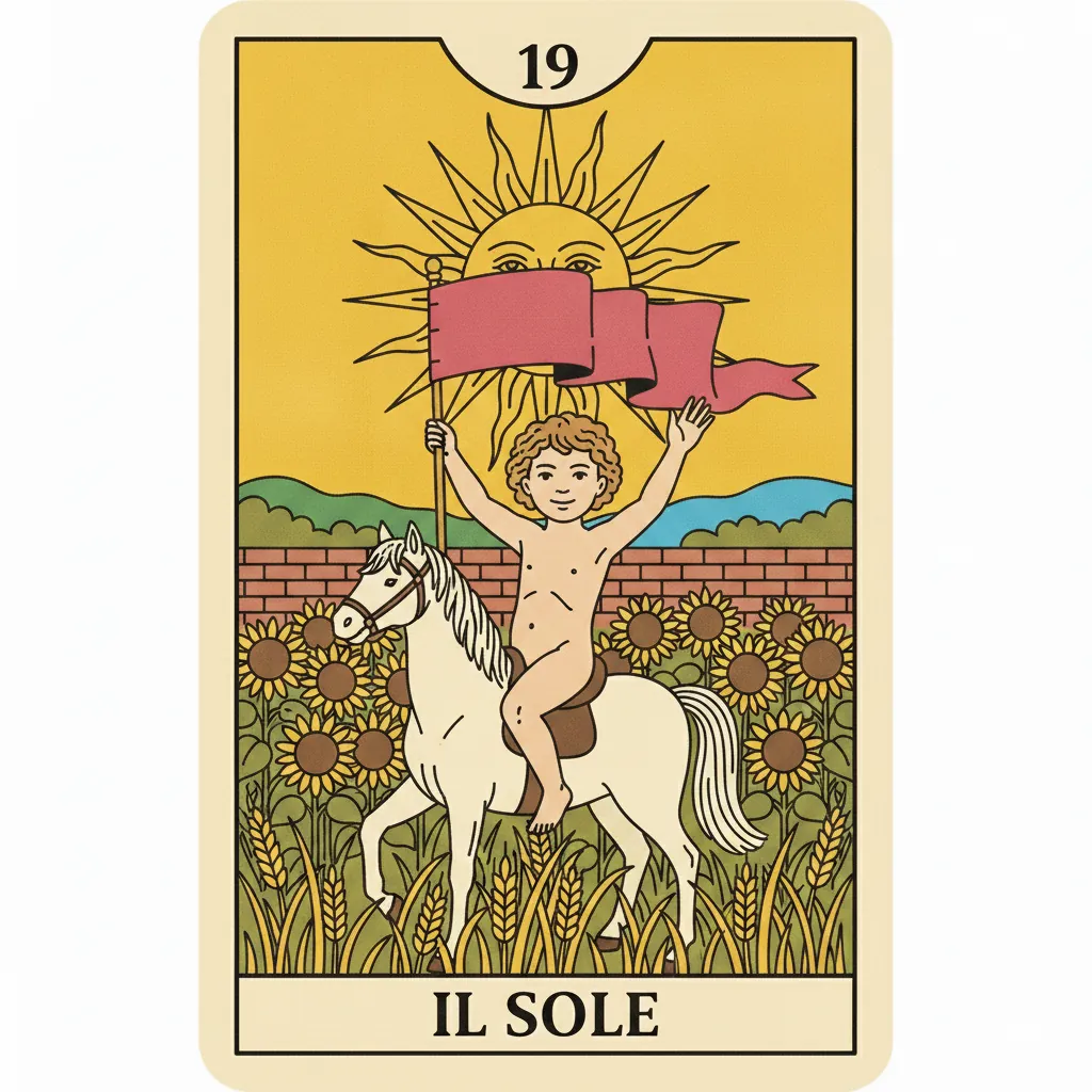 Il Sole — arcano dei tarocchi