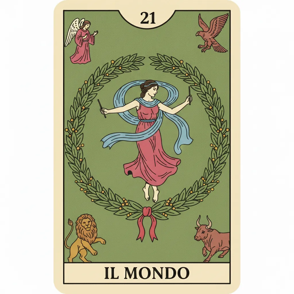 Il Mondo — arcano dei tarocchi